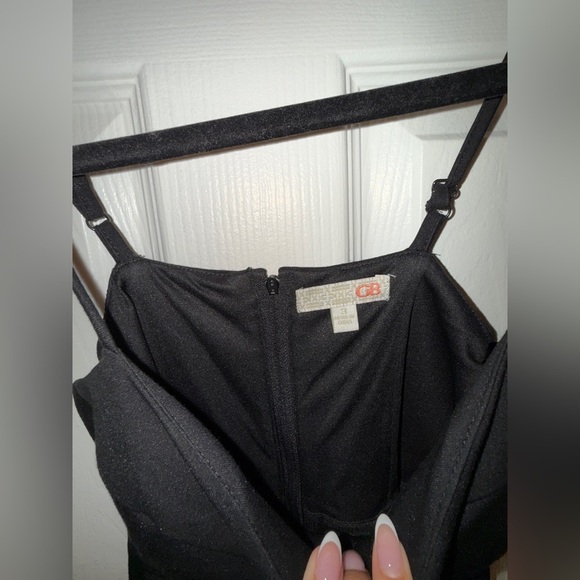 Gianni Bini Black Spaghetti Strap Dress - Picture 6 of 7